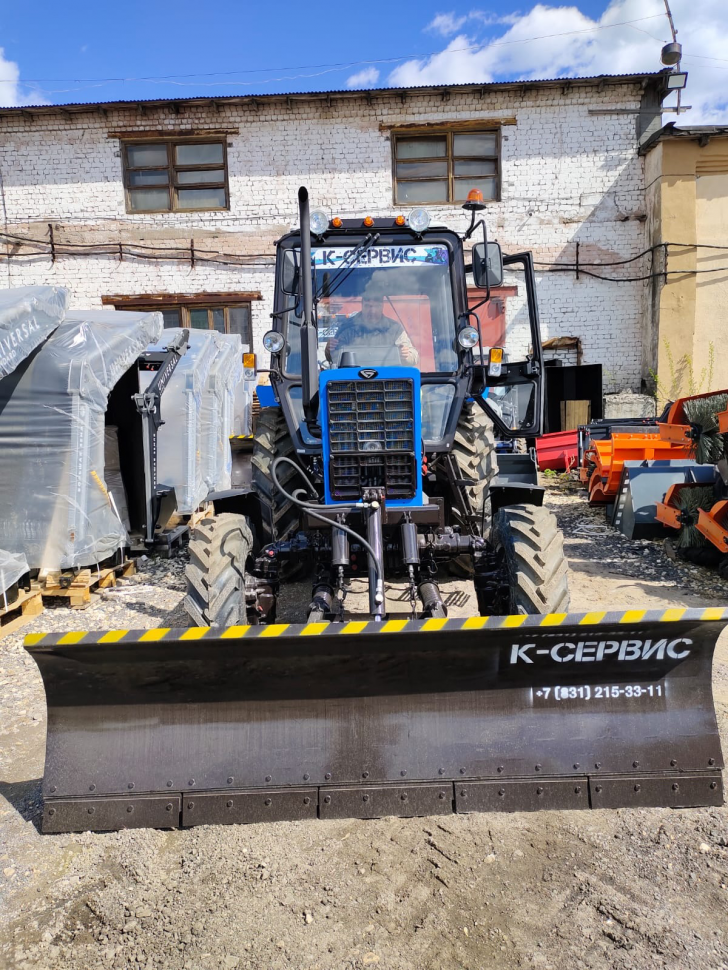 Установка отвала трактора МТЗ 80/82/320/920/1025/1221